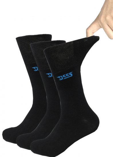 D555 Harold Extra Wide Comfort Fit Socks 3-pack - Aluspesu ja ujumisriided - Aluspesu 2XL-8XL