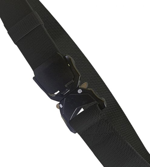 D555 Dale Tactical Stretch Webbing Belt with Heavy Duty Quick Release Buckle Black - Rihmad - Pikad Rihmad W40-W70/2XL-8XL