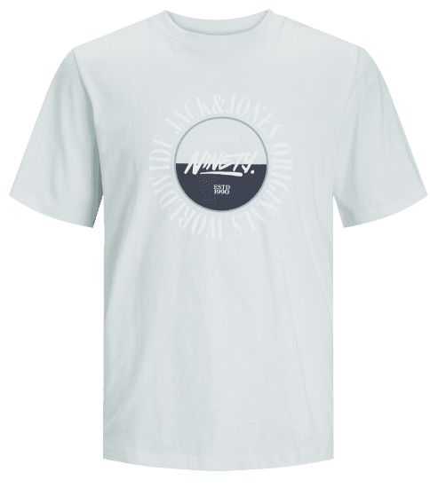 Jack & Jones JORCOBIN T-Shirt Skylight - T-särgid - Suured T-särgid 2XL – 14XL