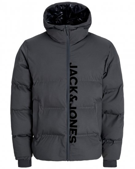 Jack & Jones Kaito Puffer Jacket Asphalt With Print - Jakid ja joped - Joped, suured suurused: 2XL – 12XL