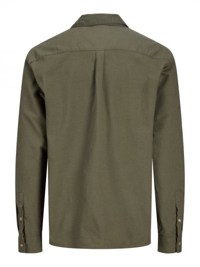 Jack & Jones Tristan Overshirt khaki - Särgid - Meeste suured särgid 2XL – 8XL