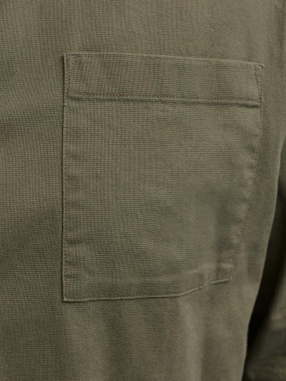Jack & Jones Tristan Overshirt khaki - Särgid - Meeste suured särgid 2XL – 8XL