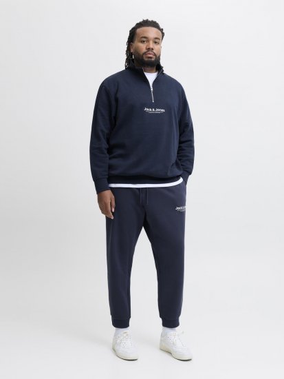 Jack & Jones Vesterbro dressikomplekt tumesinine - Sviitrid ja dressipluusid - Meeste suured kapuutsiga jakid suurustes 2XL – 14XL