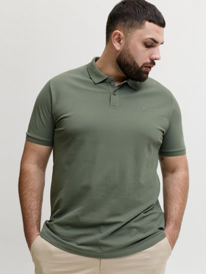 Jack & Jones Weston Pikeesärk Roheline - Polosärgid - Meeste suured polosärgid 2XL – 8XL