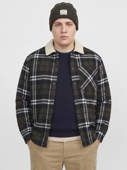 Jack & Jones Zac Teddy Särkjakk Roheline - Jakid ja joped - Joped, suured suurused: 2XL – 12XL