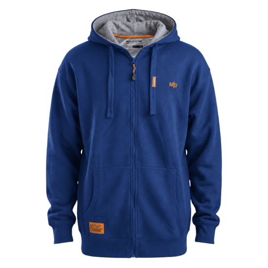 Motley Denim Copenhagen Hoodie Royal Blue - Sviitrid ja dressipluusid - Meeste suured kapuutsiga jakid suurustes 2XL – 14XL