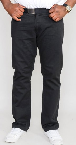 Duke Mario Bedford cord-pants Black TALL SIZES - MEESTERIIDED MT-6XLT - Pikad meeste riided