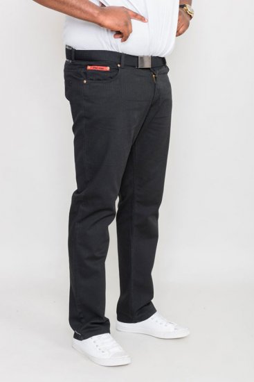 Duke Mario Bedford cord-pants Black TALL SIZES - MEESTERIIDED MT-6XLT - Pikad meeste riided