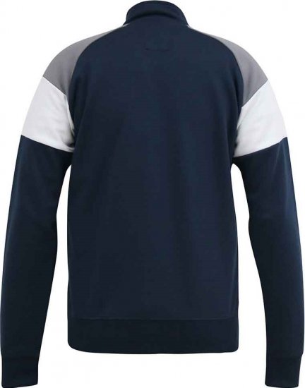 D555 JEFFREY Couture Zip Through Sweatshirt Navy - Sviitrid ja dressipluusid - Meeste suured kapuutsiga jakid suurustes 2XL – 14XL