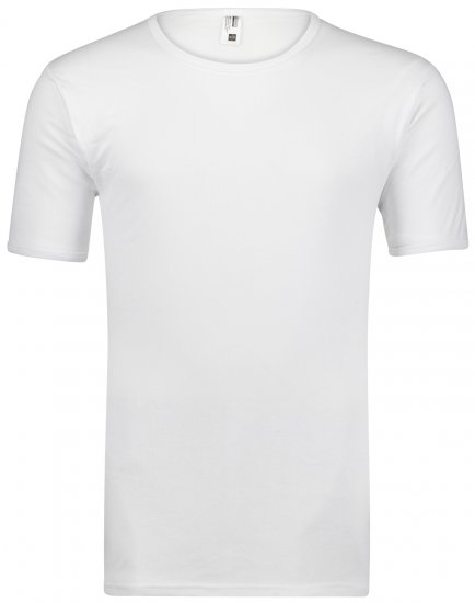 Adamo Royal Fine Ribbed Under-T-shirt White - Aluspesu ja ujumisriided - Aluspesu 2XL-8XL