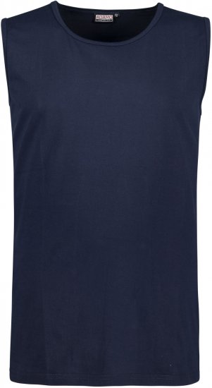 Adamo Rod Comfort Fit Tank Top Navy - T-särgid - Suured T-särgid 2XL – 14XL