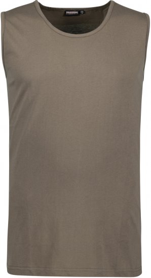 Adamo Rod Comfort Fit Tank Top Khaki - T-särgid - Suured T-särgid 2XL – 14XL