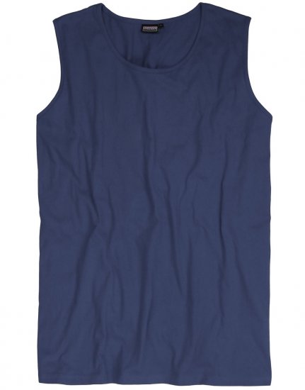 Adamo Rod Comfort Fit Tank Top Denim Blue - T-särgid - Suured T-särgid 2XL – 14XL
