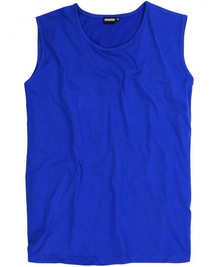 Adamo Rod Comfort Fit Tank Top Royal Blue - T-särgid - Suured T-särgid 2XL – 14XL