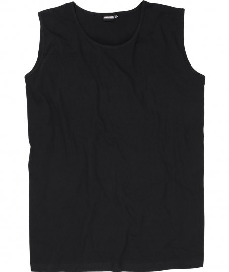 Adamo Rod Comfort Fit Tank Top Black - T-särgid - Suured T-särgid 2XL – 14XL