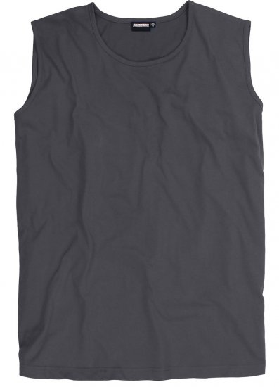 Adamo Rod Comfort Fit Tank Top Charcoal - T-särgid - Suured T-särgid 2XL – 14XL