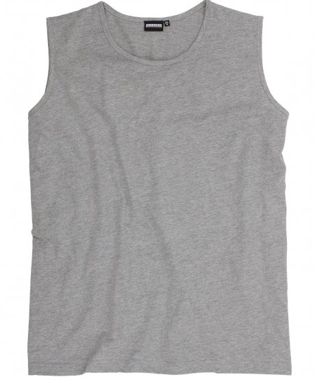 Adamo Rod Comfort Fit Tank Top Grey - T-särgid - Suured T-särgid 2XL – 14XL