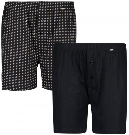 Adamo Dean Boxershorts 2-pack Black - Aluspesu ja Ujumisriided - Aluspesu 2XL-8XL