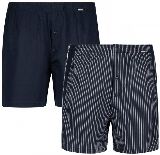 Adamo David Boxershorts 2-pack Navy - Aluspesu ja Ujumisriided - Aluspesu 2XL-8XL