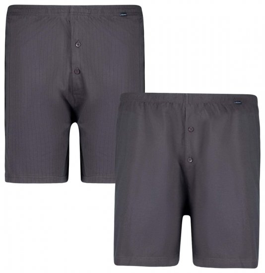 Adamo 129602 Bokserid 2 tk Tumehall - Aluspesu ja ujumisriided - Aluspesu 2XL-8XL