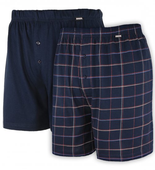 Adamo Daniel Boxershorts Navy 2-pack - Aluspesu ja ujumisriided - Aluspesu 2XL-8XL