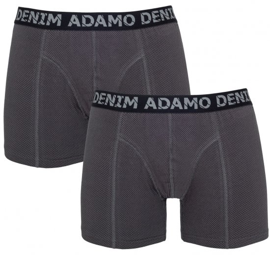 Adamo Julian Maxi Boxers Charcoal 2-pack - Aluspesu ja ujumisriided - Aluspesu 2XL-8XL