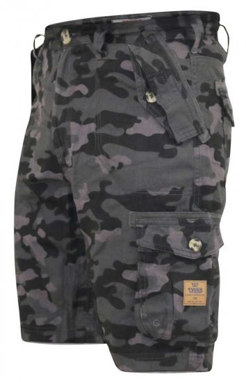 D555 ZAVIER Camo Cotton Cargo Shorts - Lühikesed püksid - Lühikesed Püksid suured suurused: W40-W60