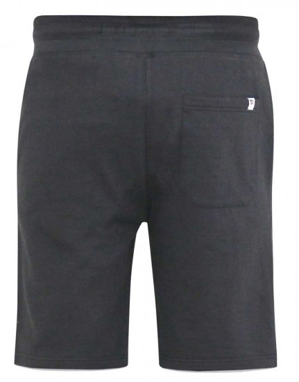 D555 STEFAN1 Elasticated Waist Loop Back Shorts Black - Dressipüksid ja -šortsid - Spordipüksid ja Lühikesed Spordipüksid
