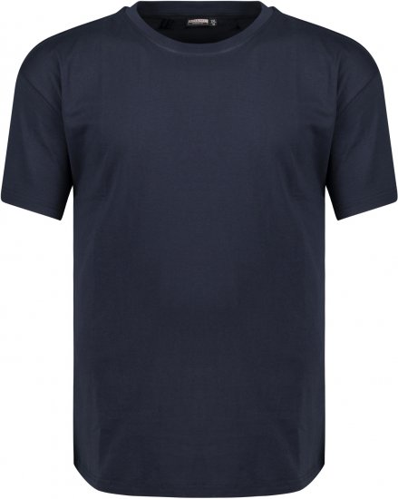 Adamo Bud Regular fit Heavy weight T-shirt Navy - T-särgid - Suured T-särgid 2XL – 14XL