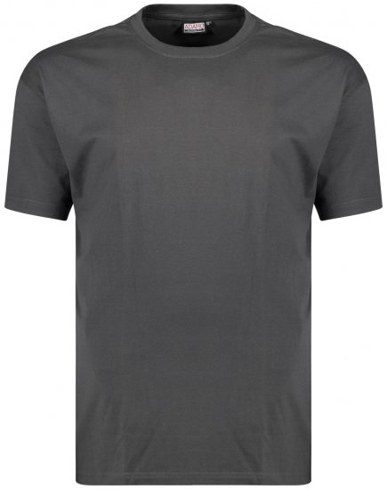 Adamo Bud Regular fit Heavy weight T-shirt Charcoal - T-särgid - Suured T-särgid 2XL – 14XL