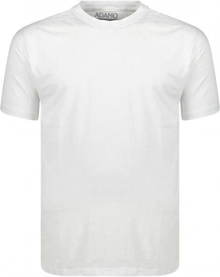 Adamo Kevin Regular fit T-shirt White - T-särgid - Suured T-särgid 2XL – 14XL