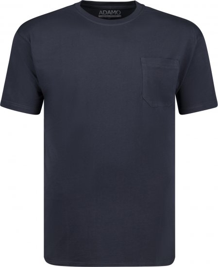 Adamo Kody Regular fit T-shirt with Pocket Navy - T-särgid - Suured T-särgid 2XL – 14XL