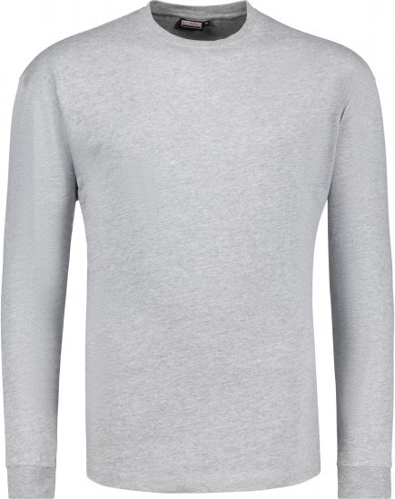Adamo Floyd Comfort fit Long sleeve T-shirt Grey - T-särgid - Suured T-särgid 2XL – 14XL