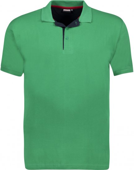 Adamo Pablo Comfort fit Polo shirt Green - Polosärgid - Meeste suured polosärgid 2XL – 8XL