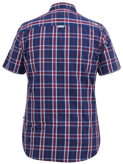 D555 ROYSTON S/S Shirt Navy - Särgid - Meeste suured särgid 2XL – 8XL