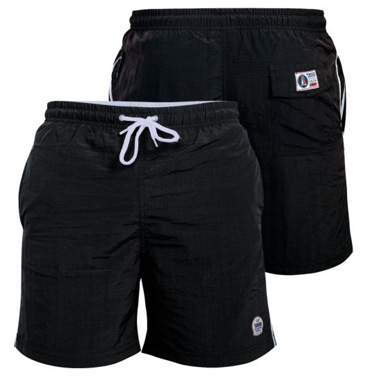 D555 Yarrow Swimshorts Black - Aluspesu ja ujumisriided - Aluspesu 2XL-8XL