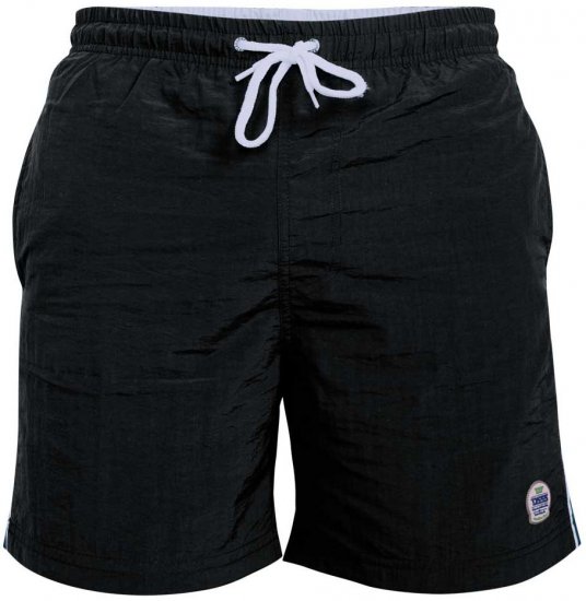 D555 Yarrow Swimshorts Black - Aluspesu ja ujumisriided - Aluspesu 2XL-8XL