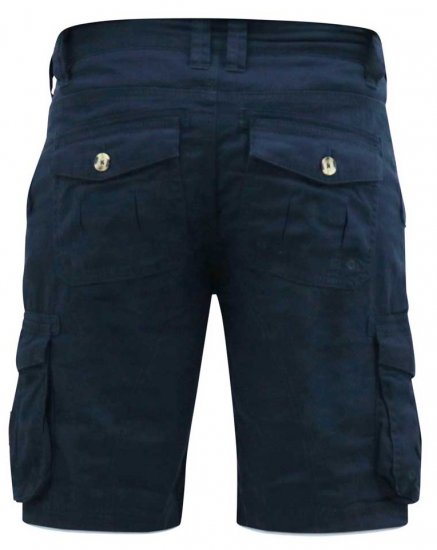 D555 RODNEY Cotton Cargo Shorts Navy - Lühikesed püksid - Lühikesed Püksid suured suurused: W40-W60