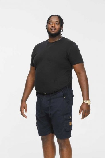 D555 RODNEY Cotton Cargo Shorts Navy - Lühikesed püksid - Lühikesed Püksid suured suurused: W40-W60