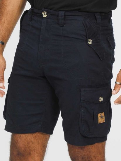 D555 RODNEY Cotton Cargo Shorts Navy - Lühikesed püksid - Lühikesed Püksid suured suurused: W40-W60