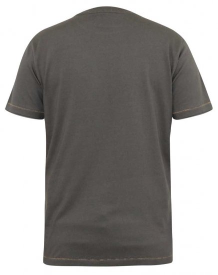 D555 DALLAS Official Gas Monkey Printed Crew Neck T-Shirt Khaki - T-särgid - Suured T-särgid 2XL – 14XL