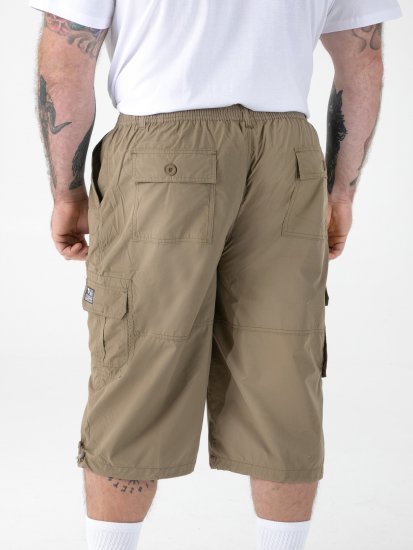 D555 Mason Cargo Shorts Sand - Lühikesed püksid - Lühikesed Püksid suured suurused: W40-W60