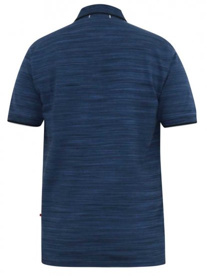 D555 FOXLEY Pique Reno Polo Navy - Polosärgid - Meeste suured polosärgid 2XL – 8XL