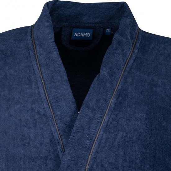 Adamo 149014 Veluurist hommikumantel Tumesinine - Aluspesu ja ujumisriided - Aluspesu 2XL-8XL
