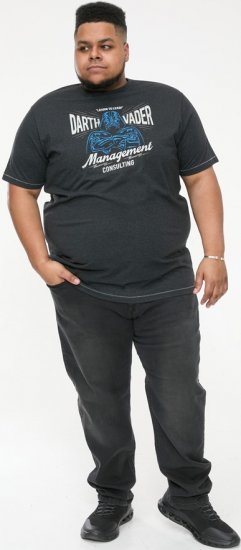 D555 SOLO Official Star Wars Management Consulting Printed T-Shirt Black Reno - T-särgid - Suured T-särgid 2XL – 14XL