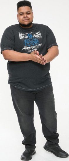 D555 SOLO Official Star Wars Management Consulting Printed T-Shirt Black Reno - T-särgid - Suured T-särgid 2XL – 14XL