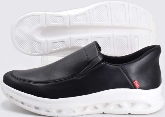 D555 Carlisle 2 Kingsize Hands Free Shoes Black - Meeste Jalatsid 40-52 - 