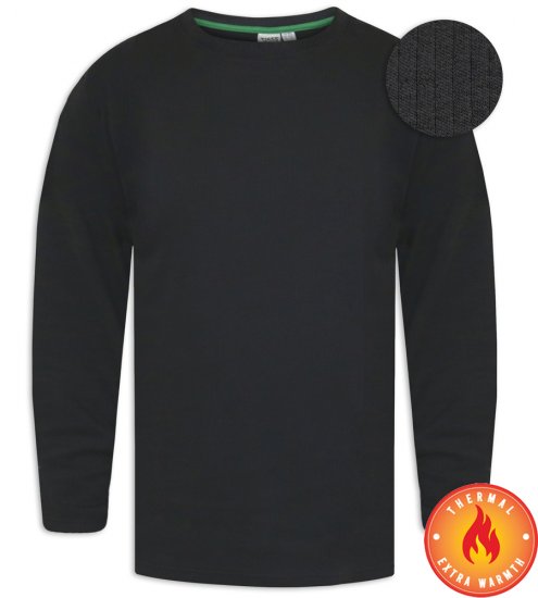 D555 Exeter Thermal Long Sleeve T-Shirt - Aluspesu ja ujumisriided - Aluspesu 2XL-8XL