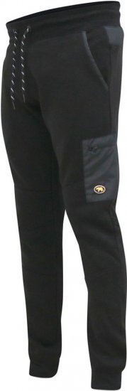 D555 COTGRAVE Couture Elasticated Waistband Jogger With Woven Fabric Trim Black - Dressipüksid ja -šortsid - Spordipüksid ja Lühikesed Spordipüksid