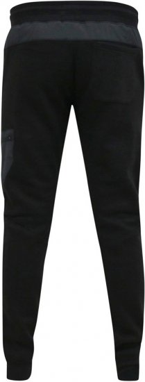 D555 COTGRAVE Couture Elasticated Waistband Jogger With Woven Fabric Trim Black - Dressipüksid ja -šortsid - Spordipüksid ja Lühikesed Spordipüksid
